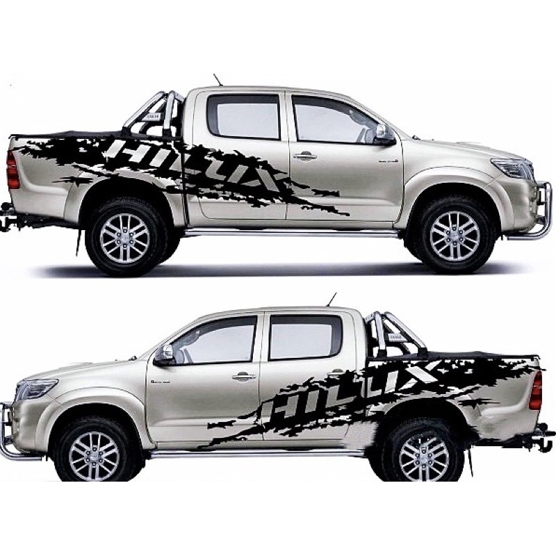 S403 4x4 Toyota Hilux Car Body สติ๊กเกอร์รูปลอกไวนิล