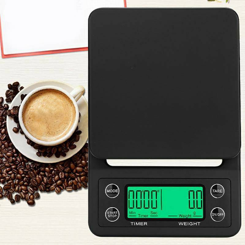 Timer Scale สำหรับการดริปกาแฟ Drip coffee + มียางกันลื่น