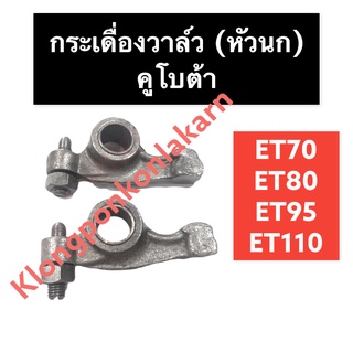 กระเดี่องวาล์ว คูโบต้า ET70 ET80 ET95 ET115 กระเดื่องวาล์วคูโบต้า กระเดื่องวาล์วet กระเดื่อง หัวนก กระเดื่องวาล์วet70