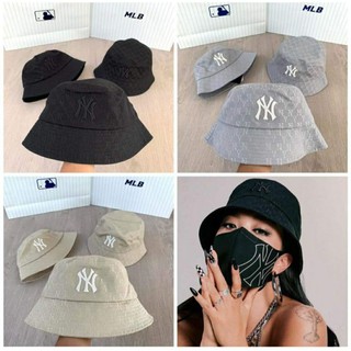 (พร้อมส่ง)*New*MLB Classic Monogram JACQUARD Bucket Hat