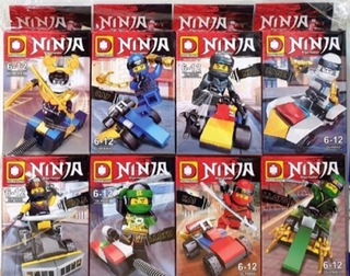 CHAMAA เลโก้จีน DLP9069 ชุด Ninja Go Movie (มีสปริงยิงได้)