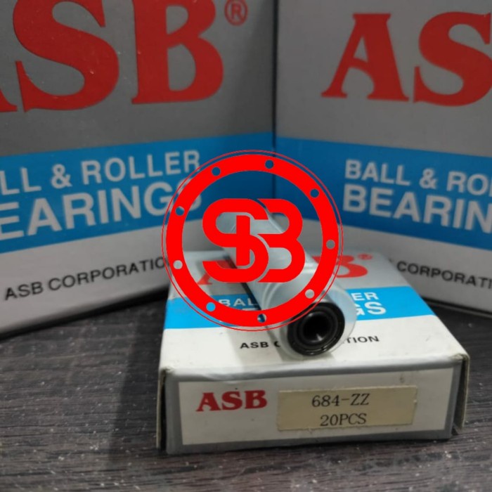แบริ่ง 684 ZZ ASB min 3pc
