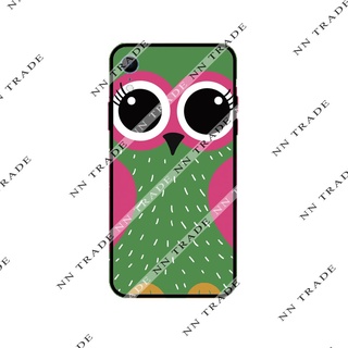 เคสโทรศัพท์ ลาย นกฮูกเขียว เคส Realme5 Pro/ Realme XT/ Realme X / REALME3 PRO/ Realme6 Pro / Realme6 นกฮูก