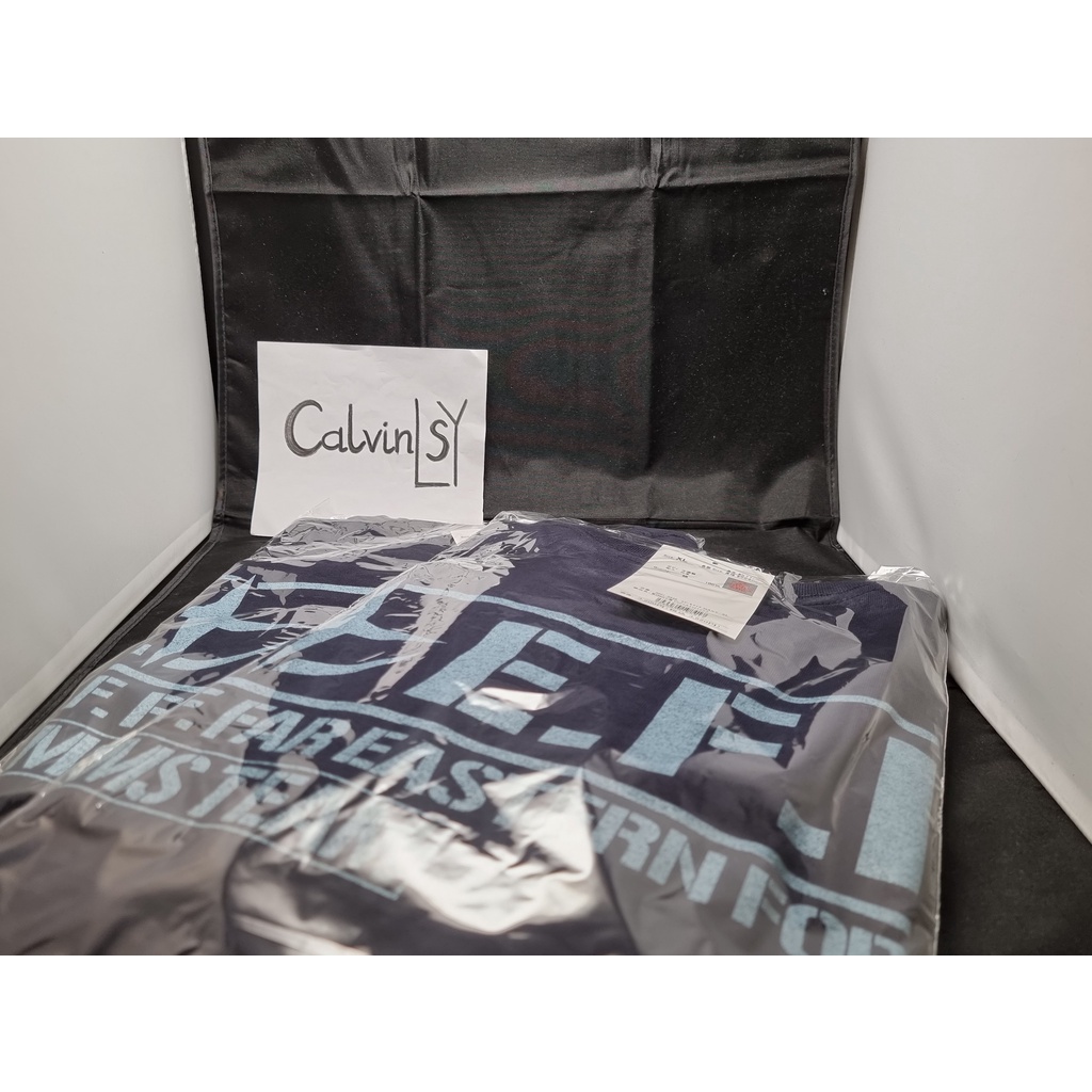 MOBILE SUIT GUNDAM: THE 08TH MS TEAM เสื้อยืด BIG SILHOUETTE NAVY SIZE XL