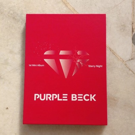 PURPLEBECK ALBUM OFFICIAL - KPOP ALBUM - PURPLEBECK STARRY NIGHT MINI ALBUM VOL. 1 เป็นทางการ