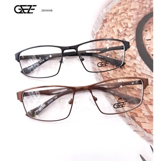 กรอบแว่นตา GEZE รุ่น  ZM9098-001 น้ำหนักเบา ใส่สบาย Vintage มีบริการตัดแว่นสายตาราคาถูก