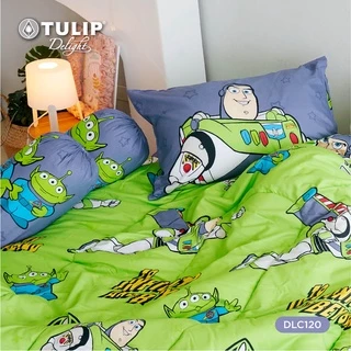 TULIP Delight ทอยสตอรี่ DLC120 ลิขสิทธิ์แท้ Toy Story ชุดผ้าปูที่นอน ผ้าห่ม ผ้านวม พิมพ์ลายการ์ตูน