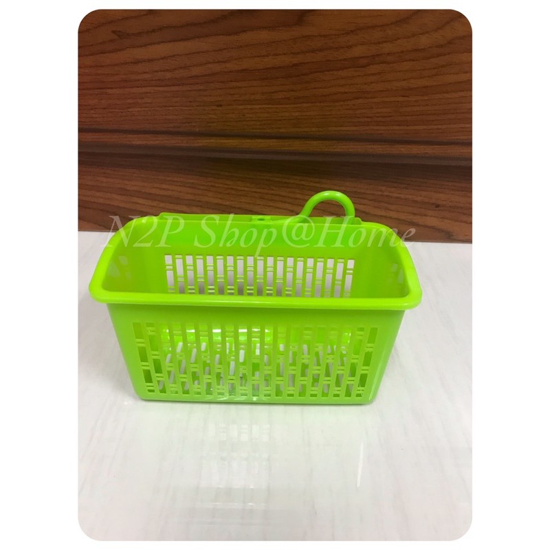 ตะกร้าแขวนพลาสติกมีตะขอแขวนอเนกประสงค์ ขนาดเล็ก ขนาดใหญ่ - รูปที่ 3