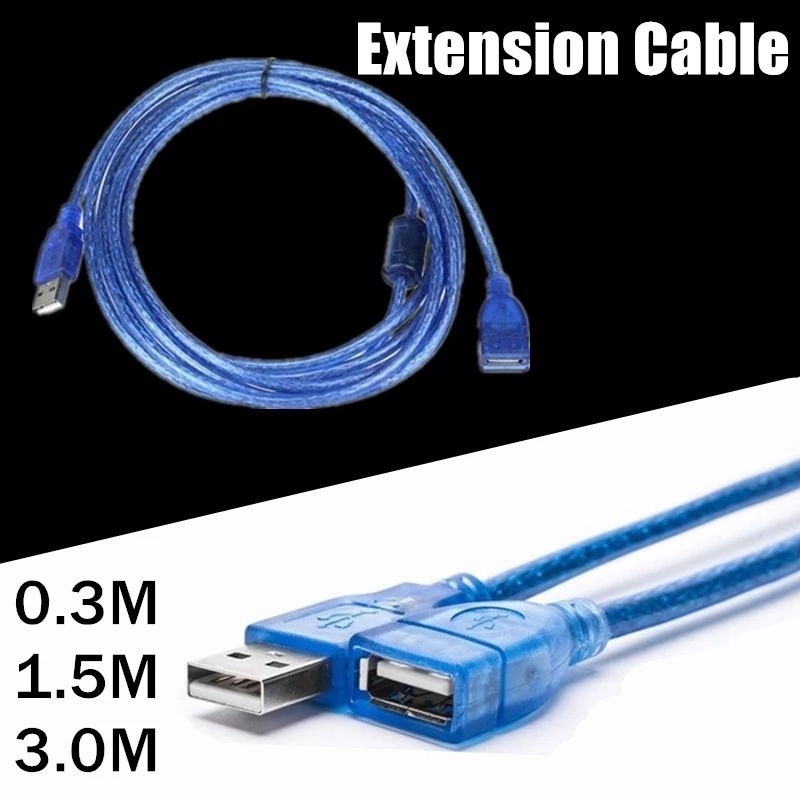 สายเคเบิลต่อขยาย USB 2.0 ตัวผู้ เป็นตัวเมีย 0.3 1 3 เมตร รูปที่ 8
