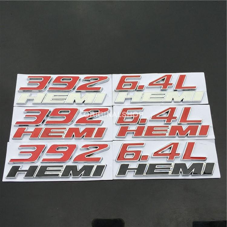Jeep Dachenoki โลโก้รถโลโก้ 392HEMI โลโก้ 6.4 Lhemi ดัดแปลงโลโก้ jeep Dodge สติกเกอร์รถคุณภาพดี