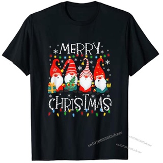 [COD]เสื้อยืด พิมพ์ลาย Merry Christmas Gnome แฟชั่นสําหรับผู้ใหญ่ และเด็กS-5XL