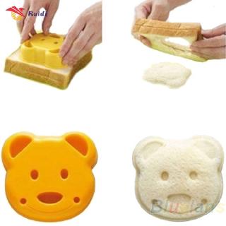 New Bear Sandwich Mold Cutter Bread Biscuits Embossed Device Cake Tools Rice Balls Lunch Mould