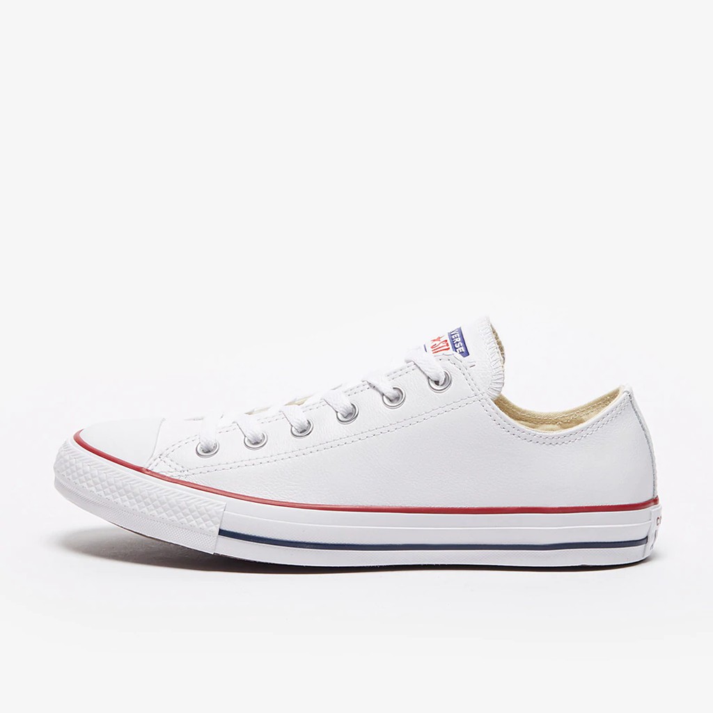 men's all white leather converse