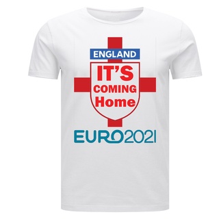 เสื้อยืด ลายทีมชาติฟุตบอล Uefa Euro ItS Coming Home Fans สไตล์อังกฤษS-5XL