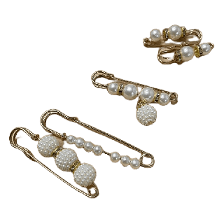 โปรโมชั่น : เข็มกลัดประดับมุกลายต่างๆ พร้อมส่ง