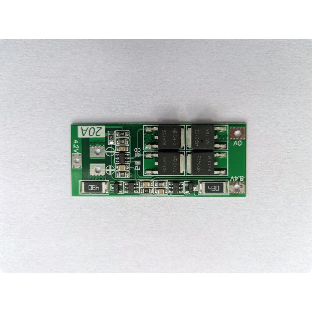 MookMig Toolshop : BMS 2s 20A วงจรป้องกันแบต li-ion 8.4V Balanced ...