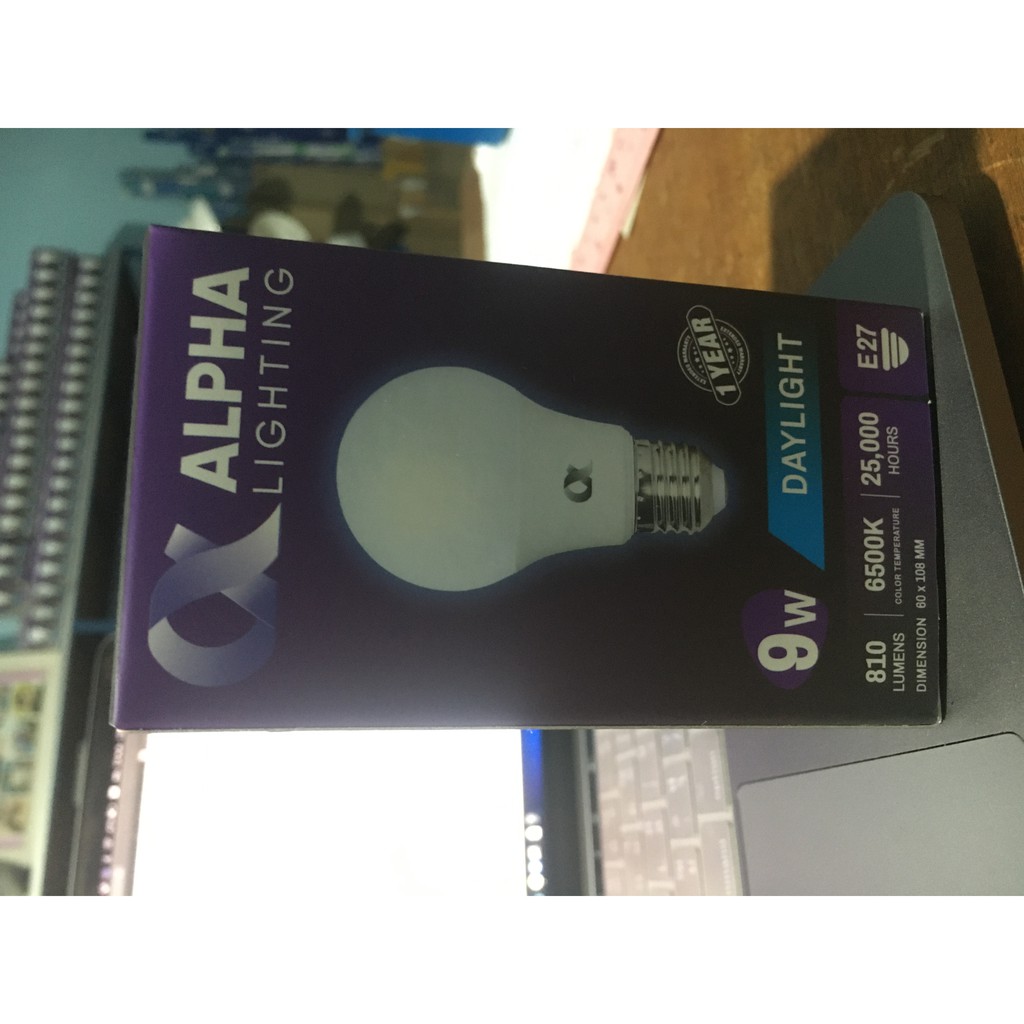 หลอดไฟ LED 9w Alpha lighting