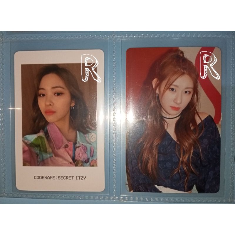 หนังสือ Tc CSI ITZY Ryujin Chaeryeong