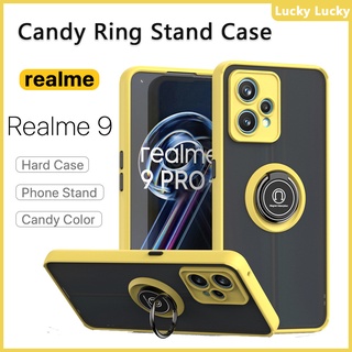 หรูหรา เคส Realme 9 9i 9Pro 9Pro+ 8i ที่วางแหวนอะครีลิคแบบแข็ง เคส กันกระแทก รองรับรถ ที่วางแม่เหล็ก ที่วางโทรศัพท์ ขาตั้งนิ้ว ปกป้องกล้อง เคส Realme 9 เคส Realme 9i เคส Realme 9 Pro เคส Realme 9 Pro Plus