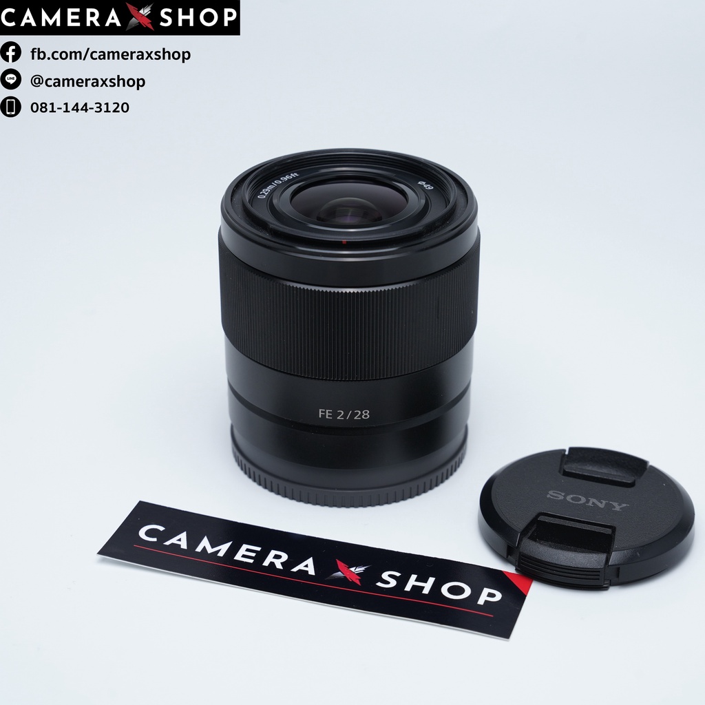 Sony FE 28 F2 อดีตศูนย์ สภาพดี ใช้งานปกติ  (English Information Please DM )   Trusted By CameraX รับ