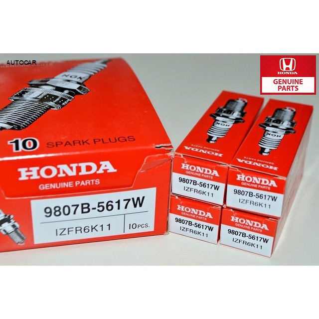 หัวเทียน HONDA IZFR6K11 NGK IRIDIUM PART NO. 9807B - 5617W (1ชุด4หัว)