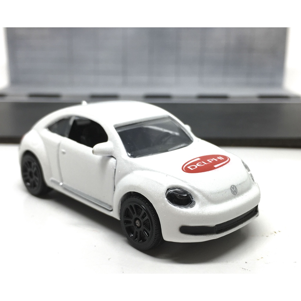 Majorette Volkswagen Beetle 2011 - Delphi - White Color /Wheels D5SB /scale 1/60 (3 inches) no Packa