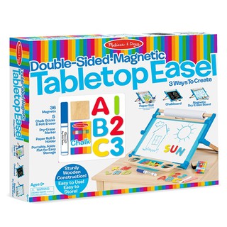 Melissa &amp; Doug - Deluxe Double Sided Tabletop Easel ชุดกระดานศิลปะแม่เหล็ก รุ่นตั้งโต๊ะ