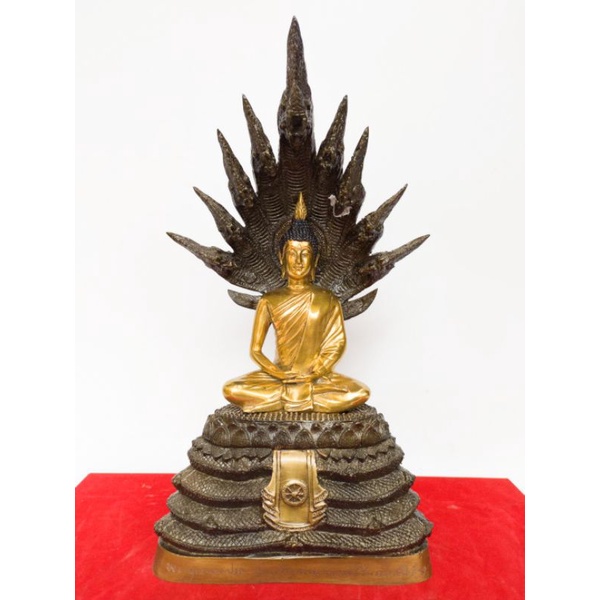 พระ​นาคปรก ท่านเจ้าคุณนรฯ วัดเทพศิรินทราวาส จ.กรุงเทพฯ ปี2511 เนื้อ​ทองเหลือง​​แต่ง​พิเศษ