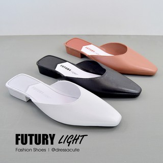 Best SALEรองเท้าผู้หญิง[No.B-M8] ของแท้  FUTURY light  รองเท้ายางหัวแหลม - ไซส์ 36-40 รองเท้าแฟชั่น