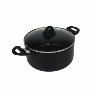 KOCH KITCHEN หม้อต้มพร้อมฝา NON-STICK 30 ซม. GENKI-SUPOT30 สีดำ