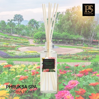 PHRUKSA SPA ก้านไม้หอมปรับอากาศ กลิ่นอีเดน การ์เดน 100 มล.(Reed Diffuser Eden Garden)แถมฟรี! ก้านไม้หวาย