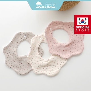 [5+1 Event] AVAUMA ผ้ากันเปื้อนน้ําลาย ผ้าขนหนู 3 สี สําหรับป้อนอาหารเด็กทารก ทุกเพศ