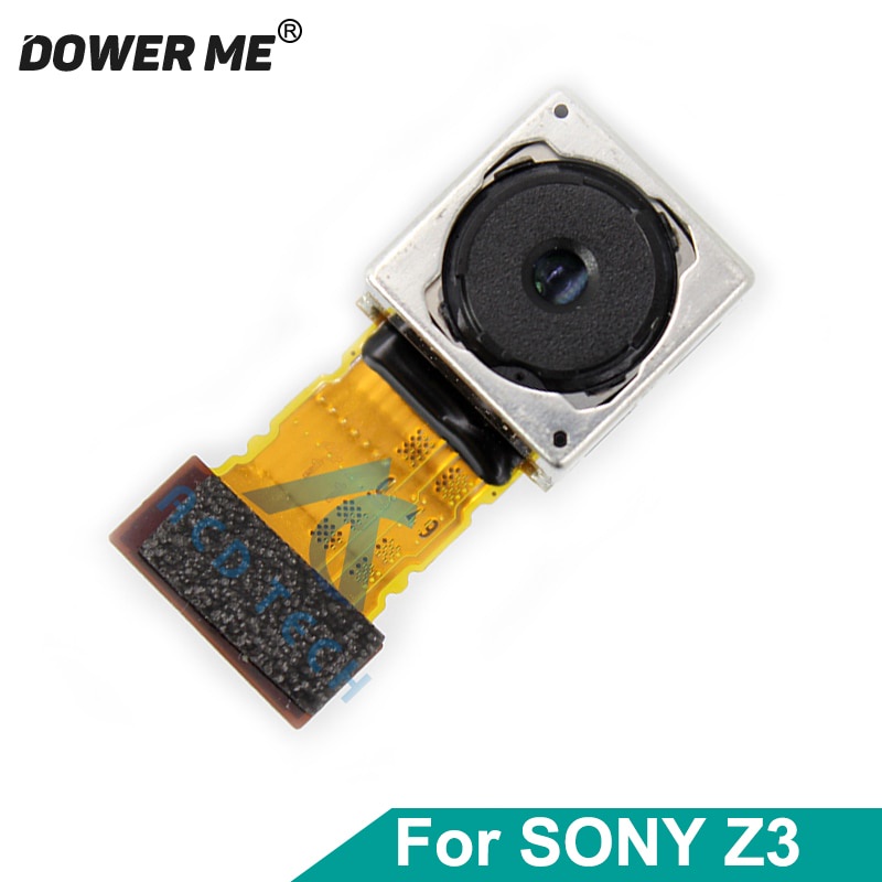 Dower Me กล้องหลังหลักด้านหลังสําหรับ Sony Xperia Z3 D6603 D6653 D6633 Dual Big กล้อง Flex Cable อะไ