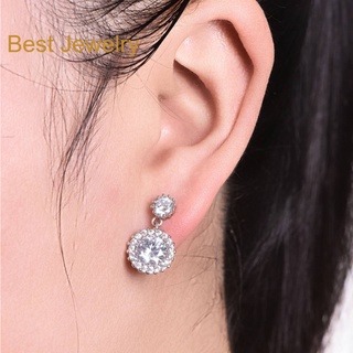 Best Jewelryต่างหูเพชรเกรดพรีเมี่ยม ประกายไฟเทียเท่าเพชรแท้ เครื่องประดับออกงาน เกรดสวย สร้อยเพชร รับ dropship