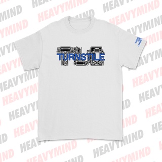 คอตต้อนคอกลมเสื้อวงดนตรี สติกเกอร์ Turnstile FreeS-5XL