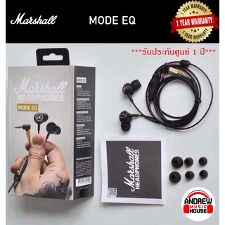 Marshall หูฟังอินเอียร์ - Marshall Mode EQ Black&amp;Brass Marshall หูฟัง หูฟังอินเอียร์ ***รับประกัน 1 ปี***