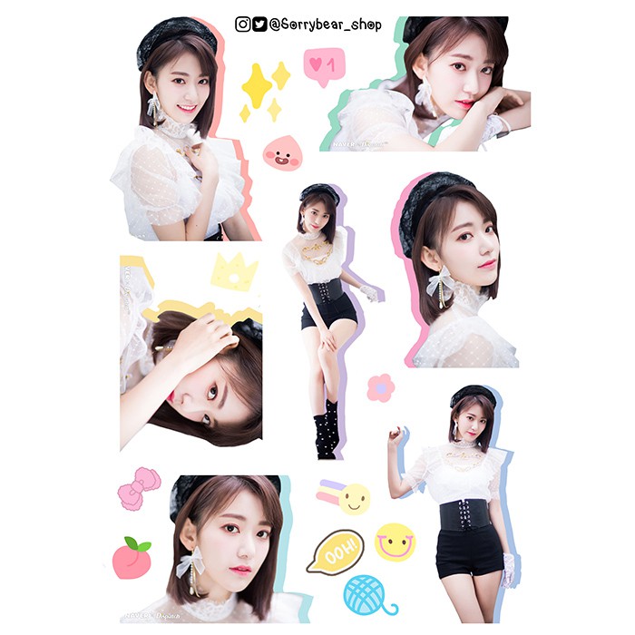 IZ*ONE Sticker Die-Cut  สติ๊กเกอร์ IZ*ONE ไดคัท กันน้ำ/เรซิ่น