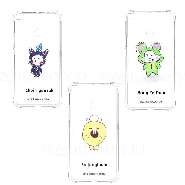 Truz Treasure Softcase / Blackmatte Anticrrack Treasure Softcase / TRUZ Treasure Kpop Custom Softcas