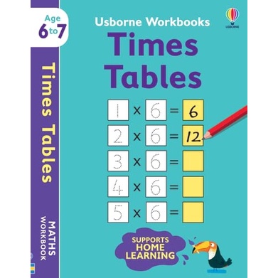 หนังสืออังกฤษ Usborne Workbooks Times Tables 6-7 [Paperback]