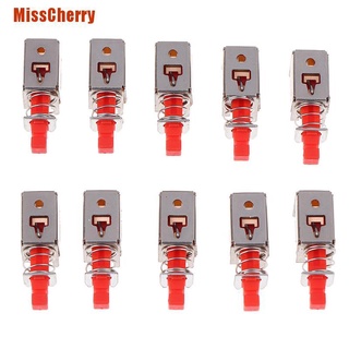 (Misscherry) สวิตช์ปุ่มกด A03 Ps-22F03 6Pins สีแดง