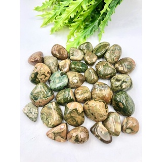 1 Pc Natural Ocean Jasper 2-3 cm Polished Tumble Stone / Top High Quality Stone / Pocket Stone Healing Chakra.