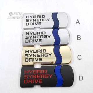 สติ๊กเกอร์โลหะไฮบริดสําหรับตกแต่งรถยนต์ toyota 1 ชิ้น