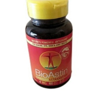 Bio Astin สาหร่ายแดง ไบโอแอสติน ผลิตภัณฑ์อาหารเสริมสกัดจากสาหร่ายแดง (1 x 60 เม็ด)