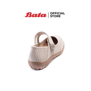 Bata บาจา รองเท้าส้นแบนลำลอง หุ้มส้น สายปรับระดับได้ ใส่ง่าย น้ำหนักเบา ไม่ลื่น สำหรับผู้หญิง รุ่น Aurora สีเบจ 5518973