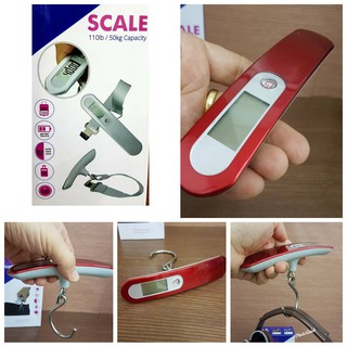 Portable เครื่องชั่งน้ำหนักพกพา DIGITAL Luggage SCALE 50KG/110LB