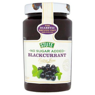 Stute Blackcurrant Jam 430g สตูว์แบล็คเคอแรนท์แยม 430 กรัม