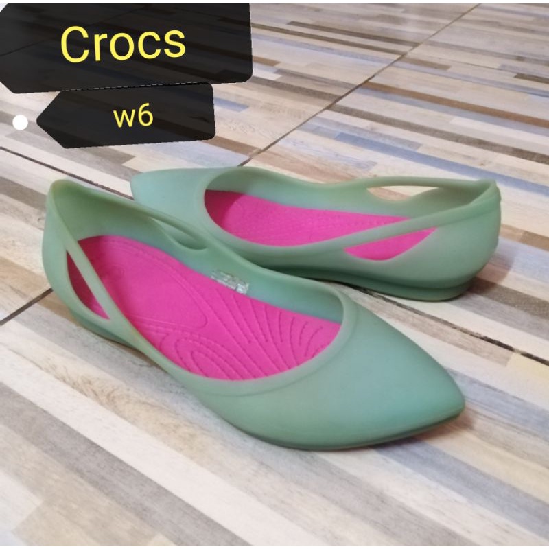 💥ส่งฟรี😍รองเท้า Crocs มือสอง ไซด์ W6/38