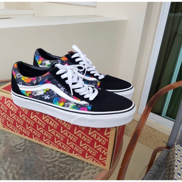 Vans oldskool slipon rainbow