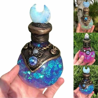 Moon Magic Potion Bottle Ornament Vintage Shiny Wishing Moon Bottle Home Room Decor Ornament