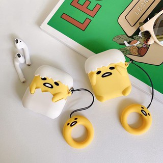 Gudetama ปลอกซิลิโคนลายการ์ตูน สําหรับAirpods 1 2 pro wireless bluetooth headsets cover